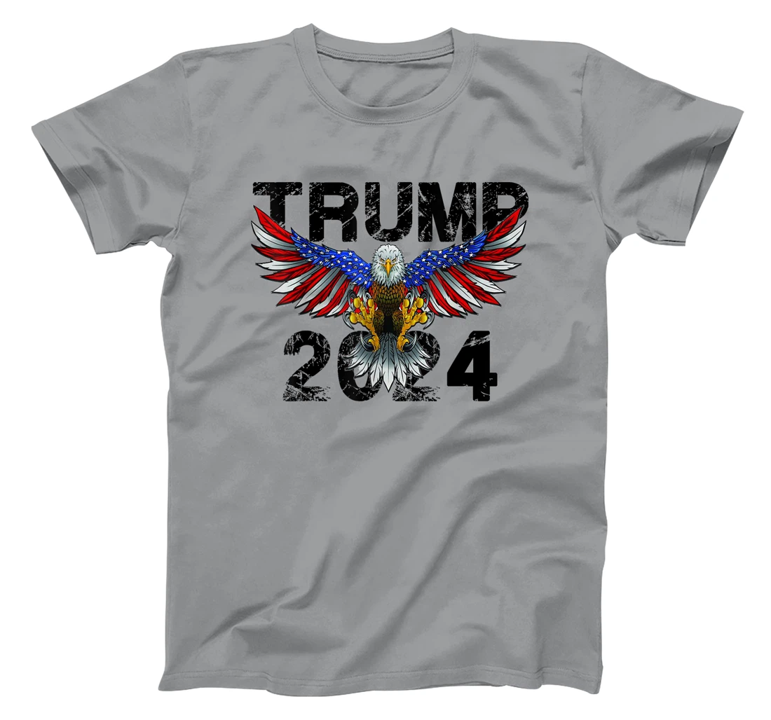 trump 2024 flag American holiday men woman girl boy T-Shirt