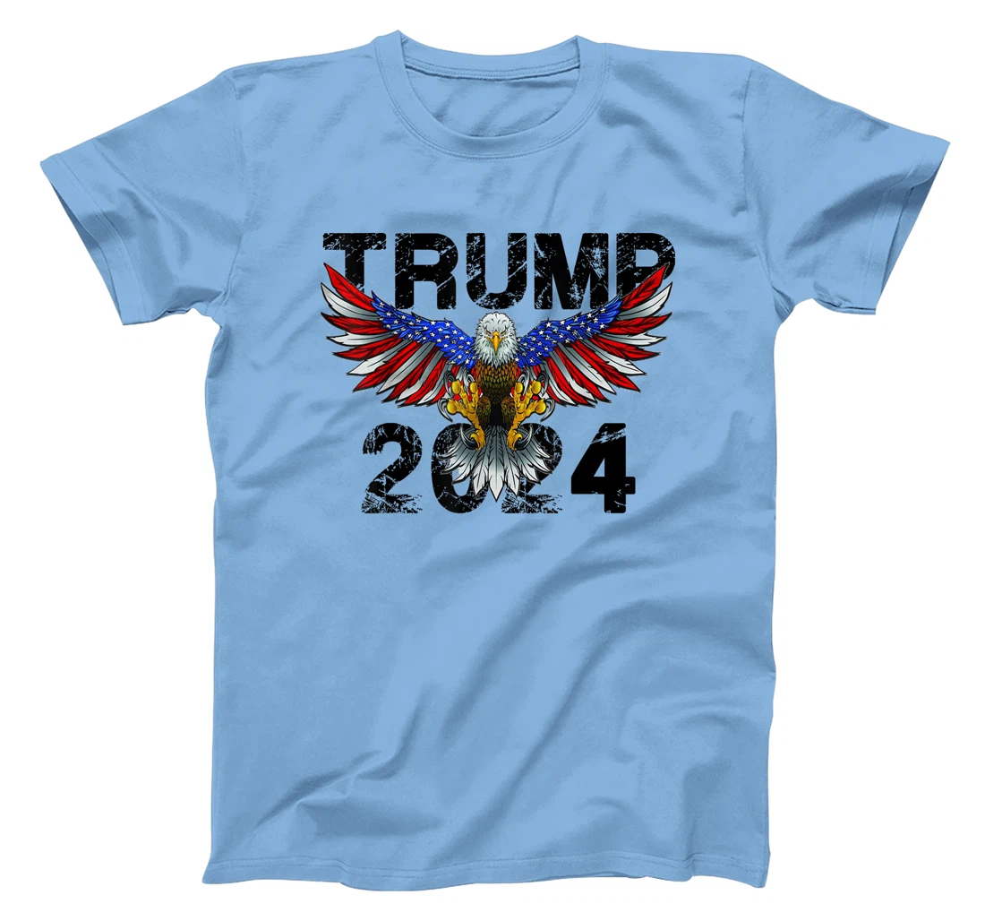 trump 2024 flag American holiday men woman girl boy T-Shirt