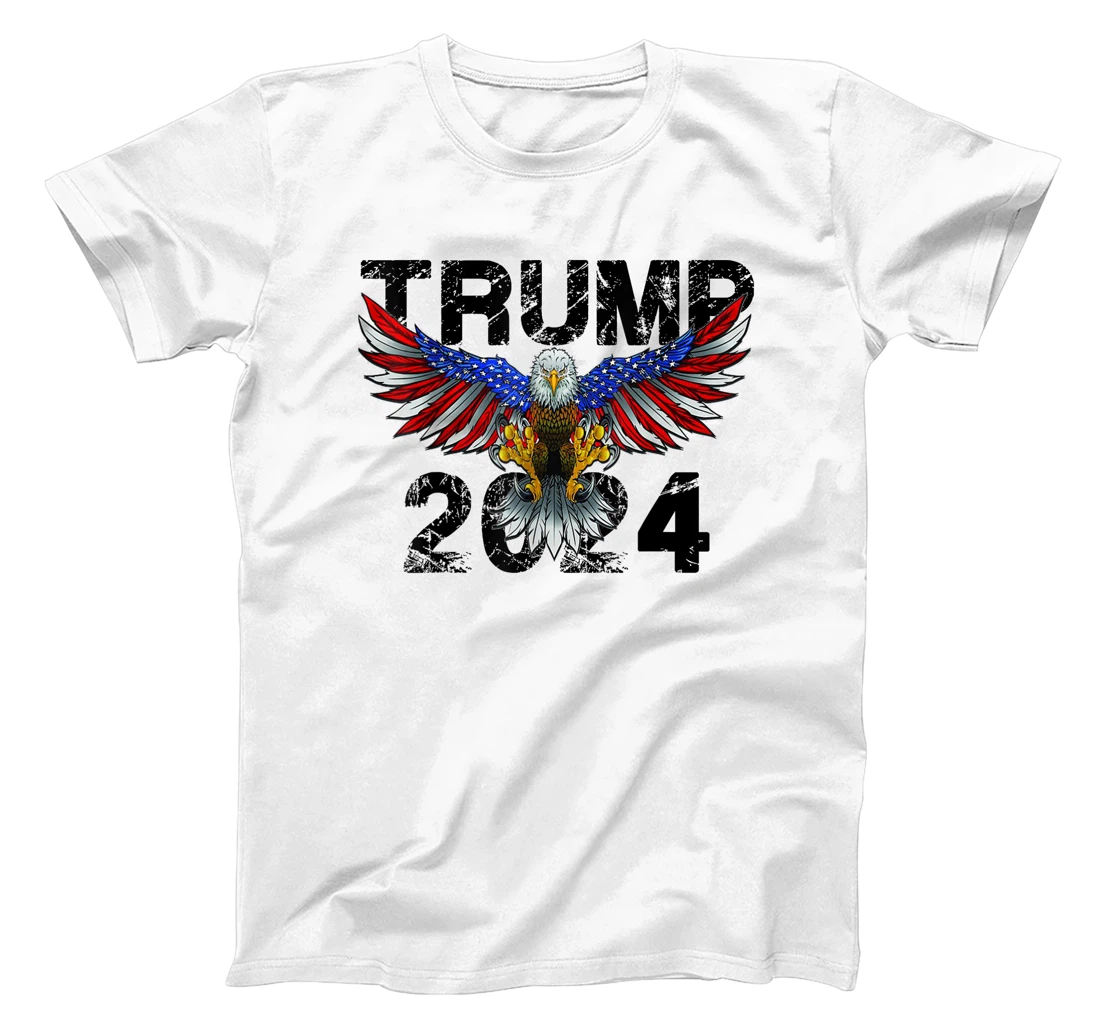 trump 2024 flag American holiday men woman girl boy T-Shirt