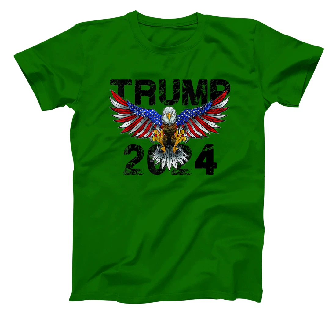 trump 2024 flag American holiday men woman girl boy T-Shirt