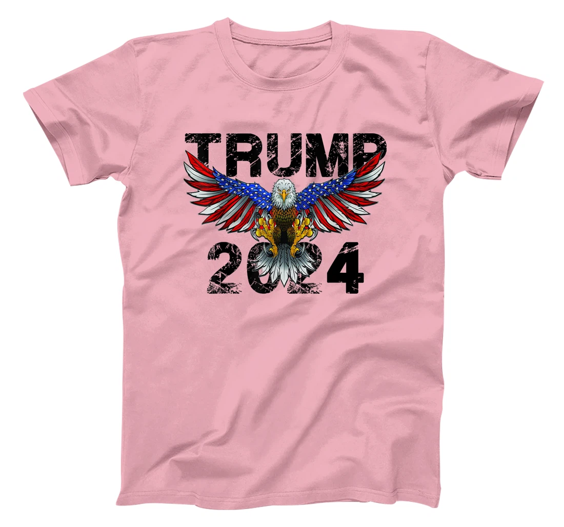 trump 2024 flag American holiday men woman girl boy T-Shirt
