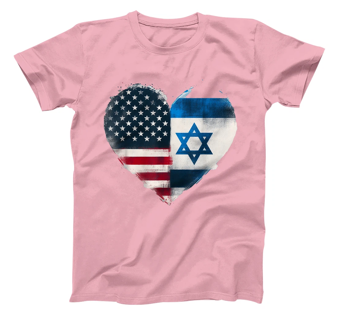 USA Israel Heart - Dual Citizenship T-Shirt