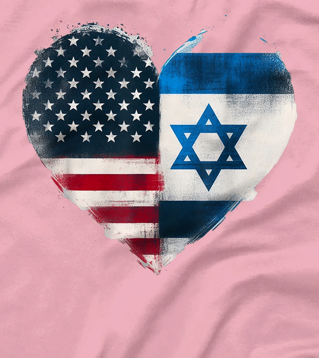 USA Israel Heart - Dual Citizenship T-Shirt