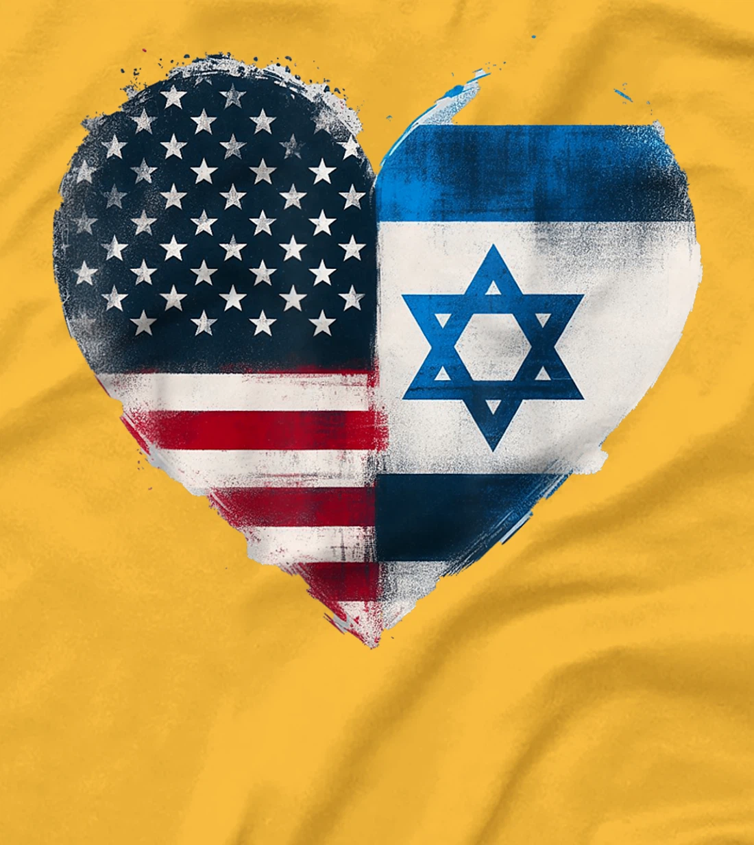 USA Israel Heart - Dual Citizenship T-Shirt