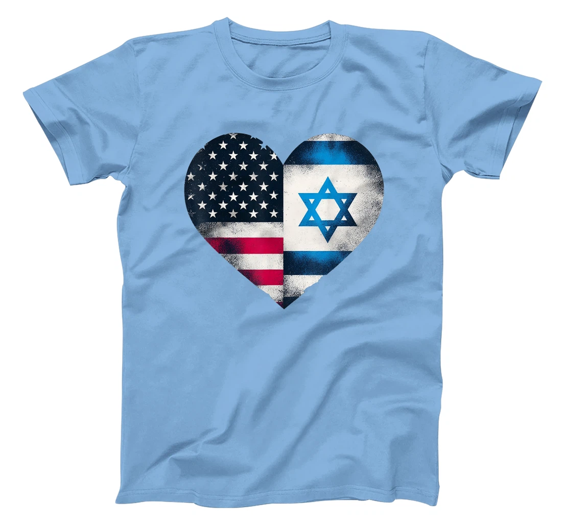 USA Israel Heart - Dual Citizenship T-Shirt