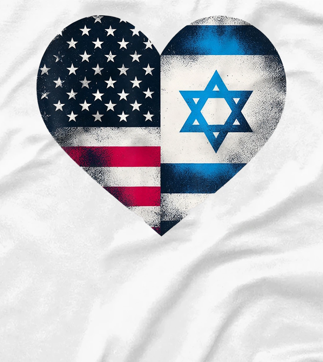 USA Israel Heart - Dual Citizenship T-Shirt