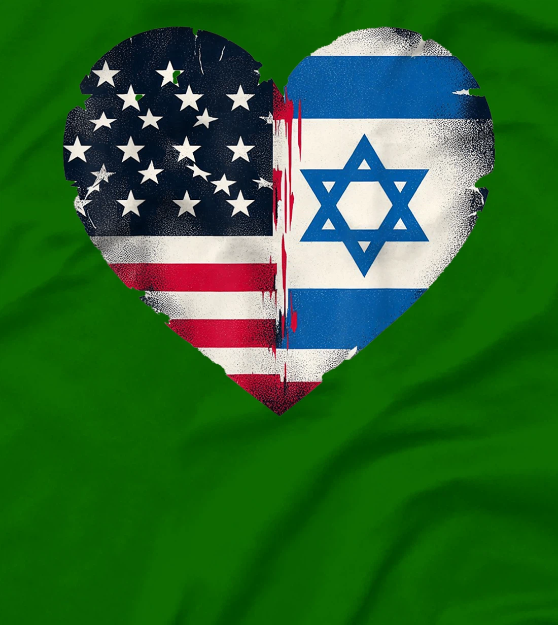 USA Israel Heart - Dual Citizenship T-Shirt