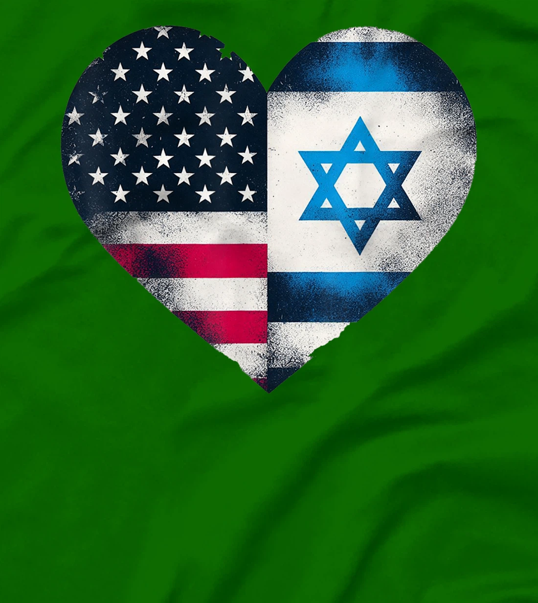 USA Israel Heart - Dual Citizenship T-Shirt