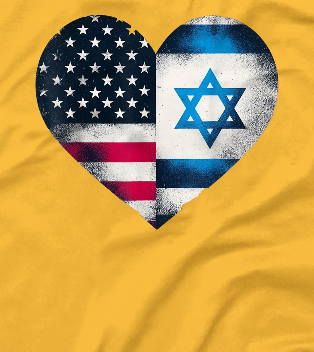 USA Israel Heart - Dual Citizenship T-Shirt