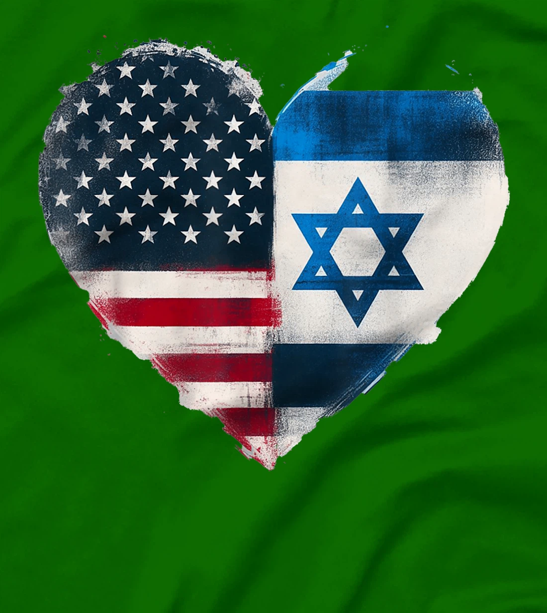 USA Israel Heart - Dual Citizenship T-Shirt