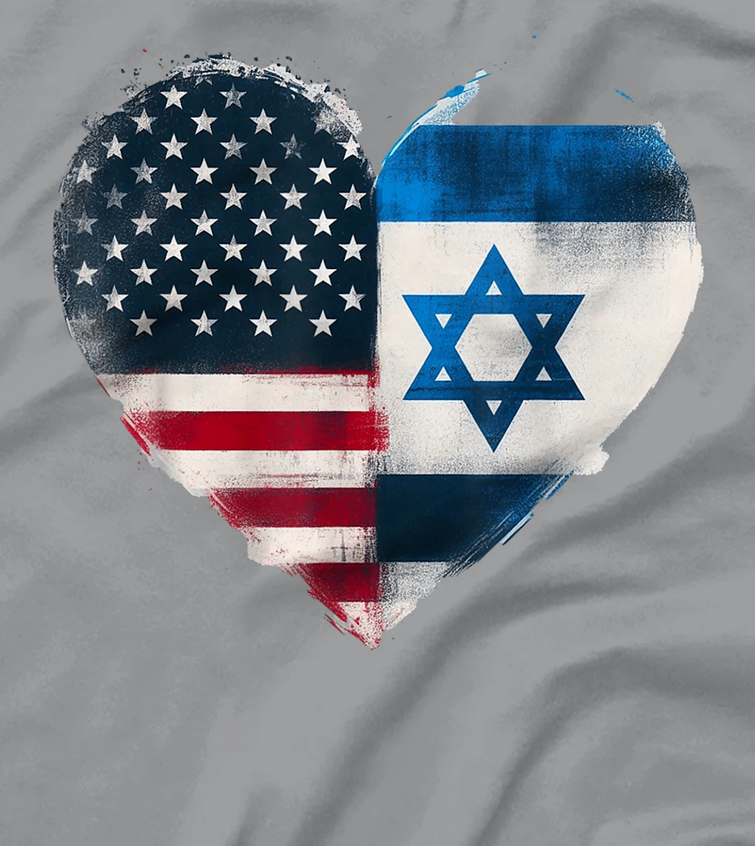 USA Israel Heart - Dual Citizenship T-Shirt