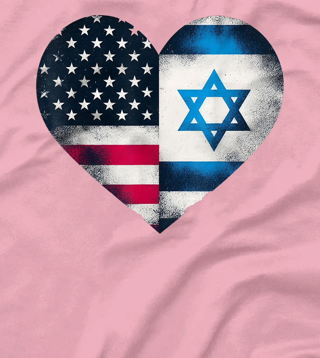 USA Israel Heart - Dual Citizenship T-Shirt