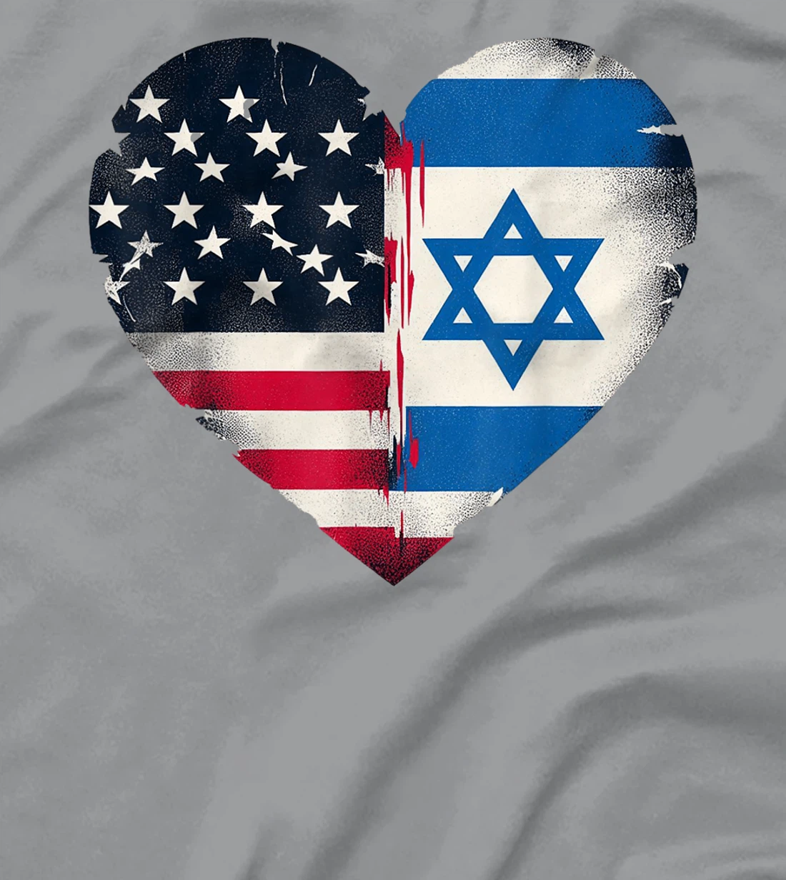 USA Israel Heart - Dual Citizenship T-Shirt