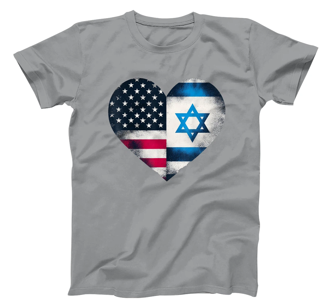 USA Israel Heart - Dual Citizenship T-Shirt