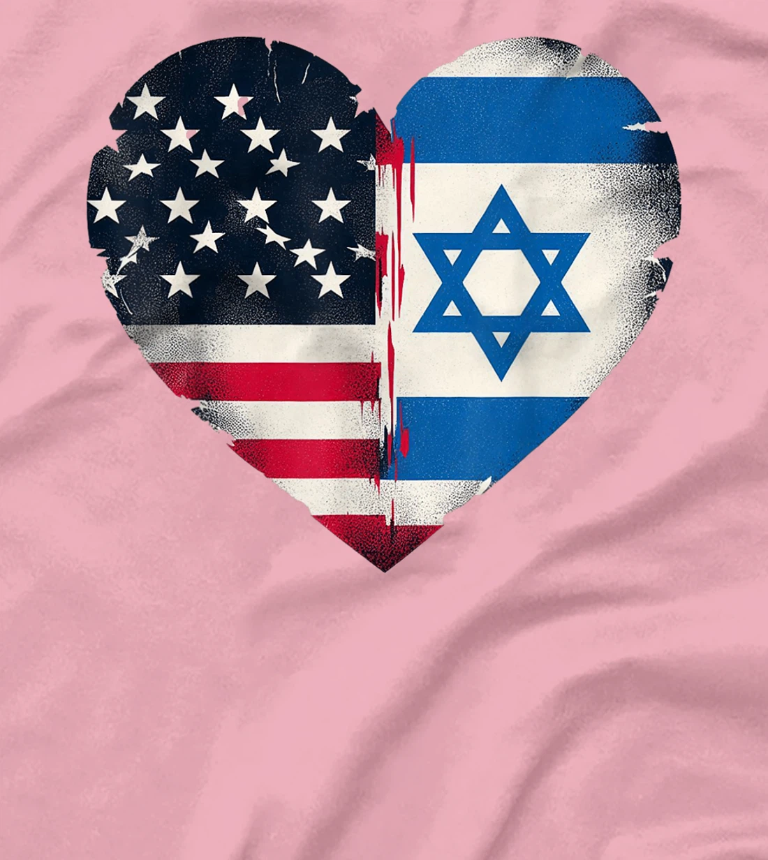 USA Israel Heart - Dual Citizenship T-Shirt