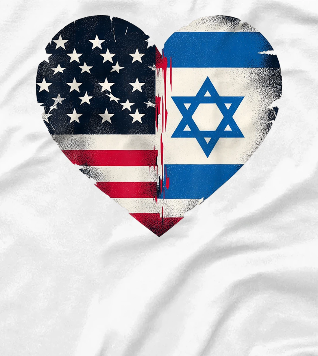 USA Israel Heart - Dual Citizenship T-Shirt