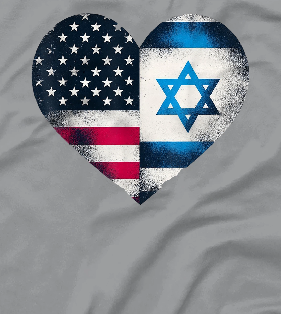 USA Israel Heart - Dual Citizenship T-Shirt