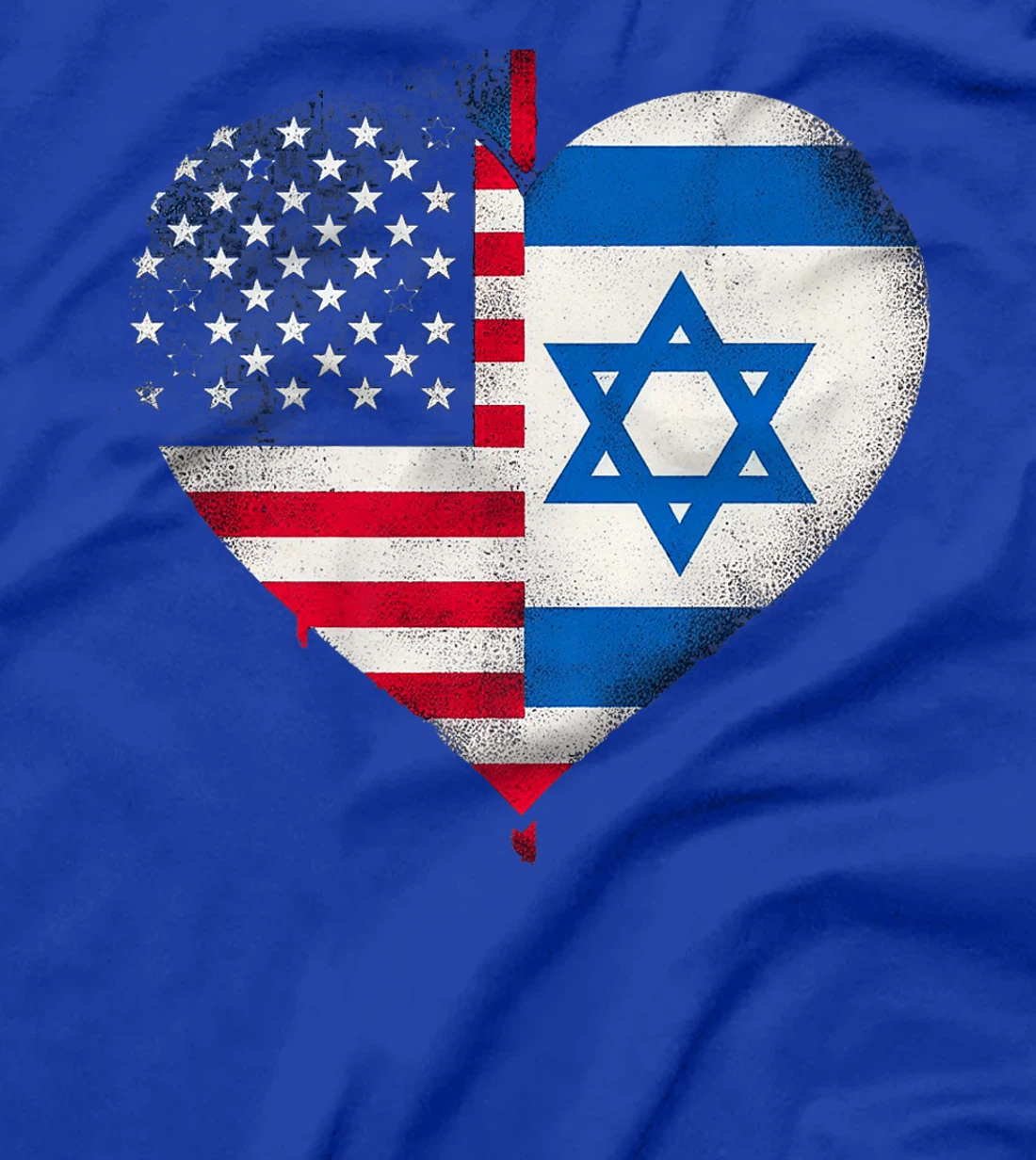 USA Israel Heart - Dual Citizenship Premium T-Shirt