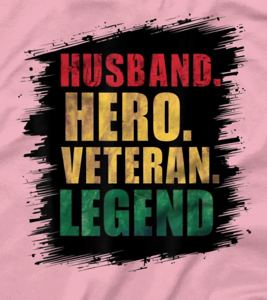 Veteran Husband Legend Graphic Husband Hero Veteran Legend T-Shirt