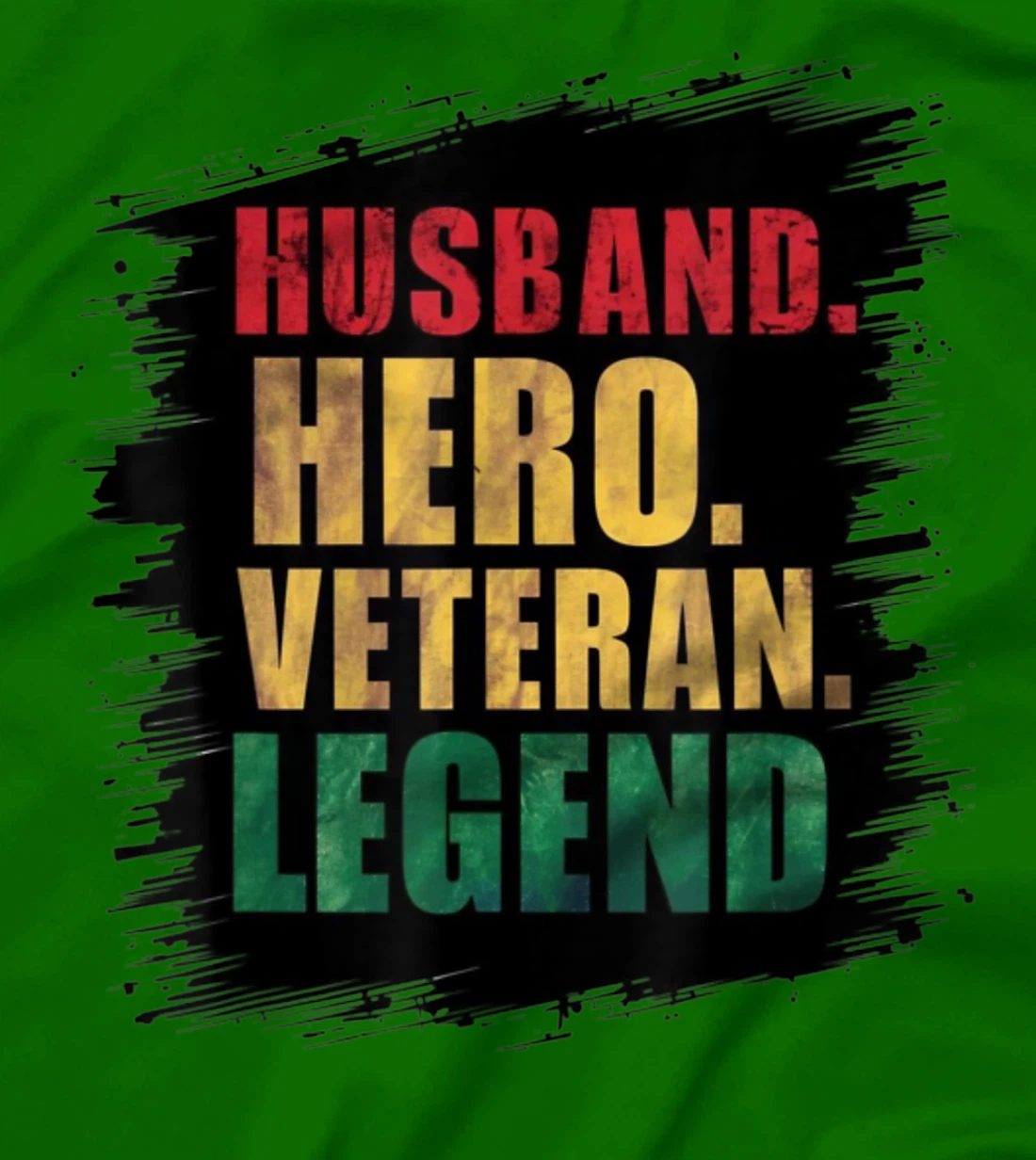 Veteran Husband Legend Graphic Husband Hero Veteran Legend T-Shirt