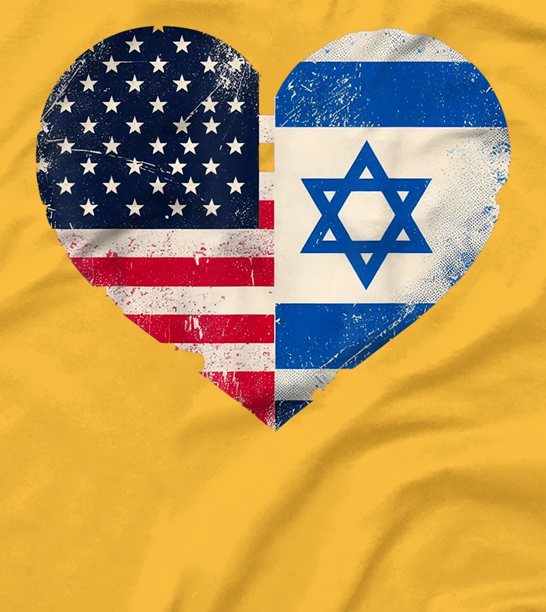USA Israel Heart - Dual Citizenship T-Shirt