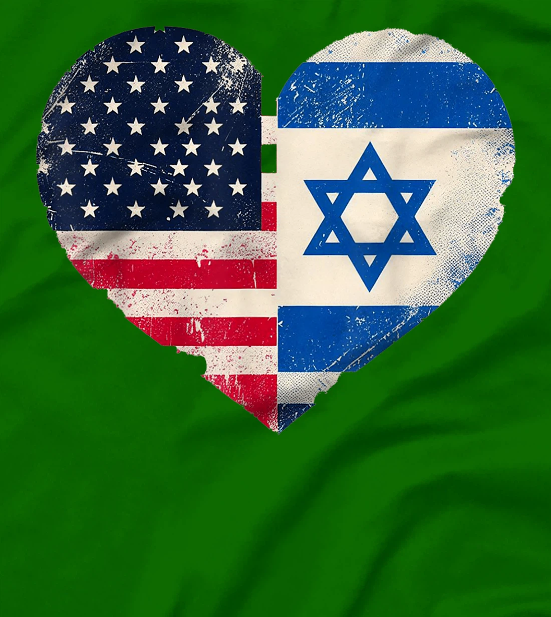 USA Israel Heart - Dual Citizenship T-Shirt