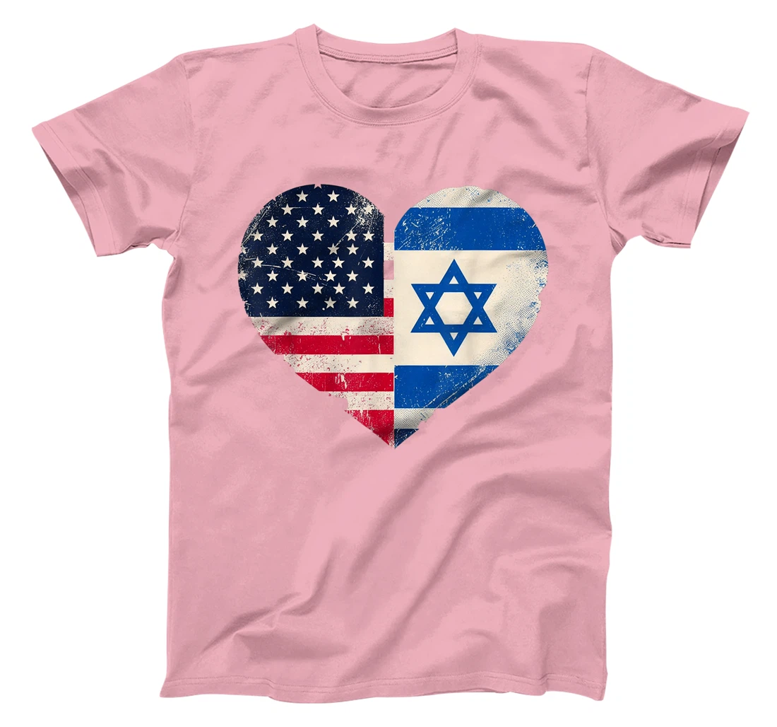 USA Israel Heart - Dual Citizenship T-Shirt
