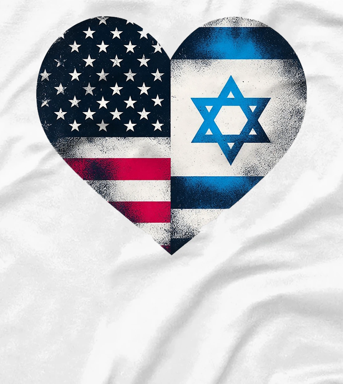 USA Israel Heart - Dual Citizenship Premium T-Shirt