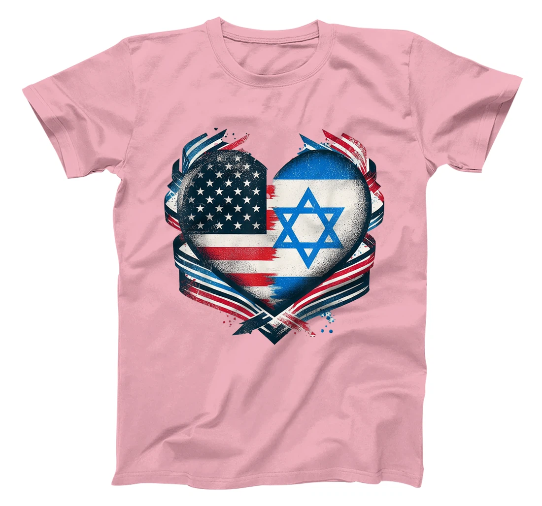 USA Israel Heart - Dual Citizenship T-Shirt