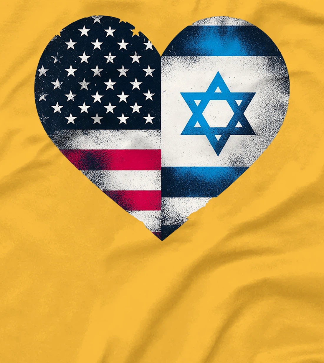USA Israel Heart - Dual Citizenship Premium T-Shirt