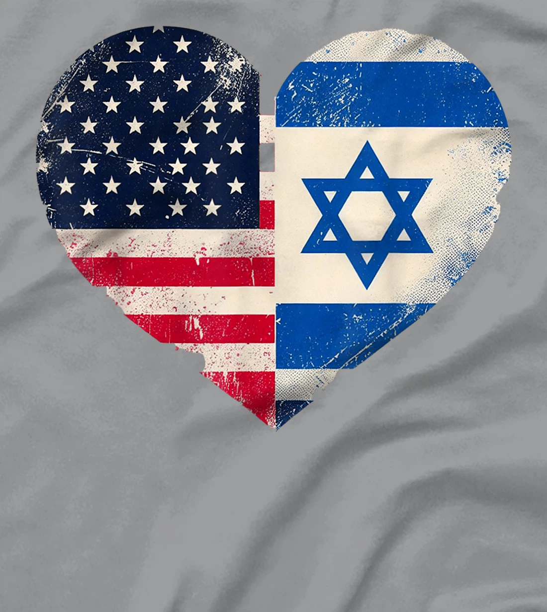 USA Israel Heart - Dual Citizenship T-Shirt