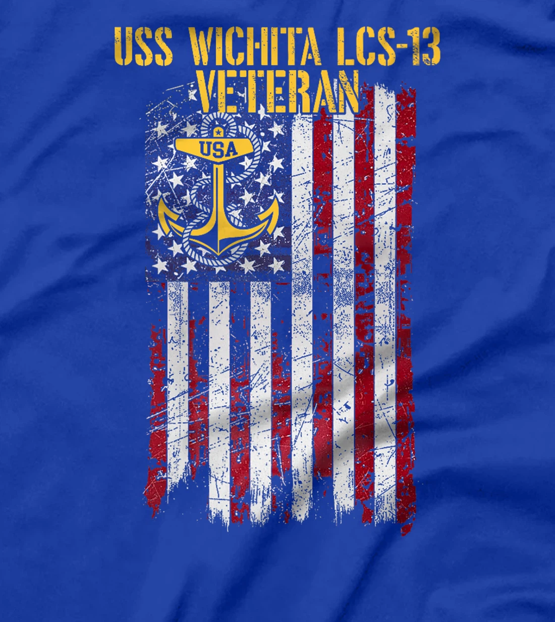 Womens USS Wichita LCS-13 Littoral Combat Ship Veteran T-Shirt