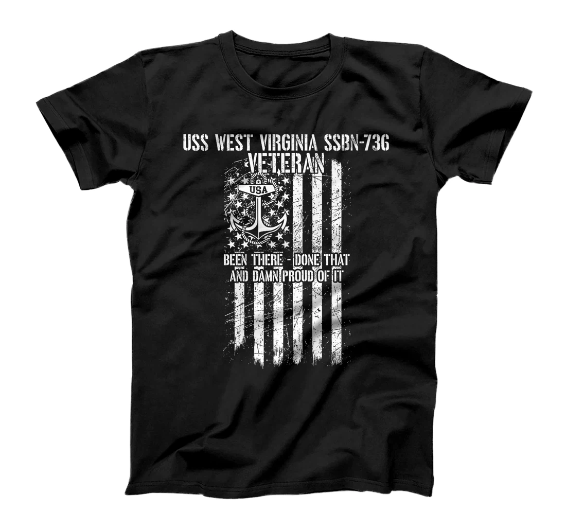 USS West Virginia SSBN-736 Missile Submarine Veteran Premium T-Shirt