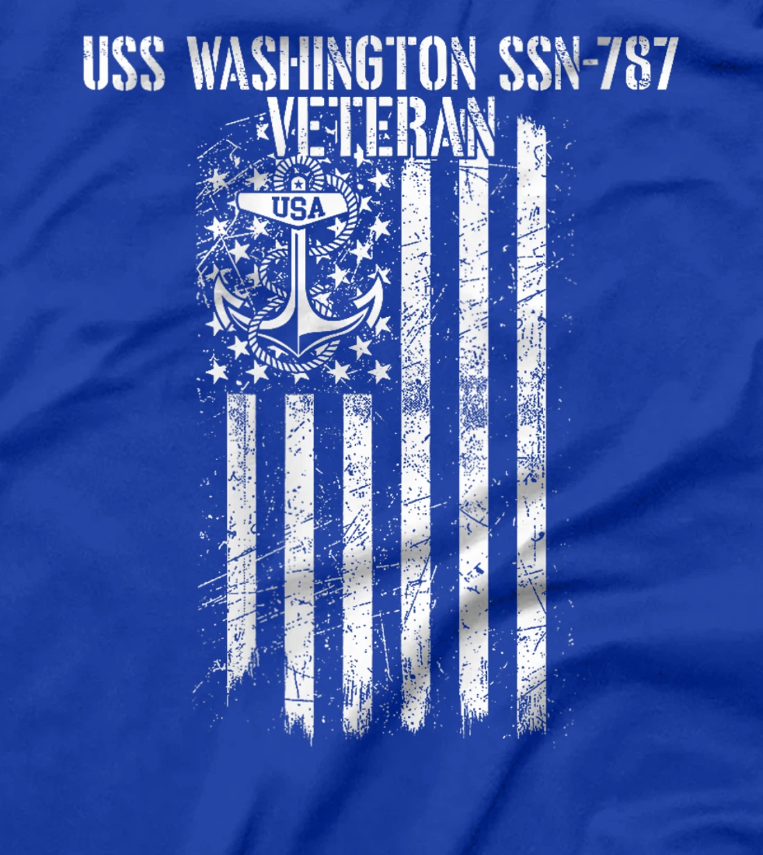 Womens USS Washington SSN-787 Attack Submarine Veteran T-Shirt