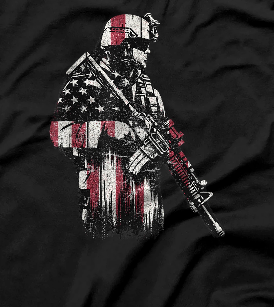 Thank You Patriotic Veteran Memorial Day 4th Of July US Flag T-Shirt