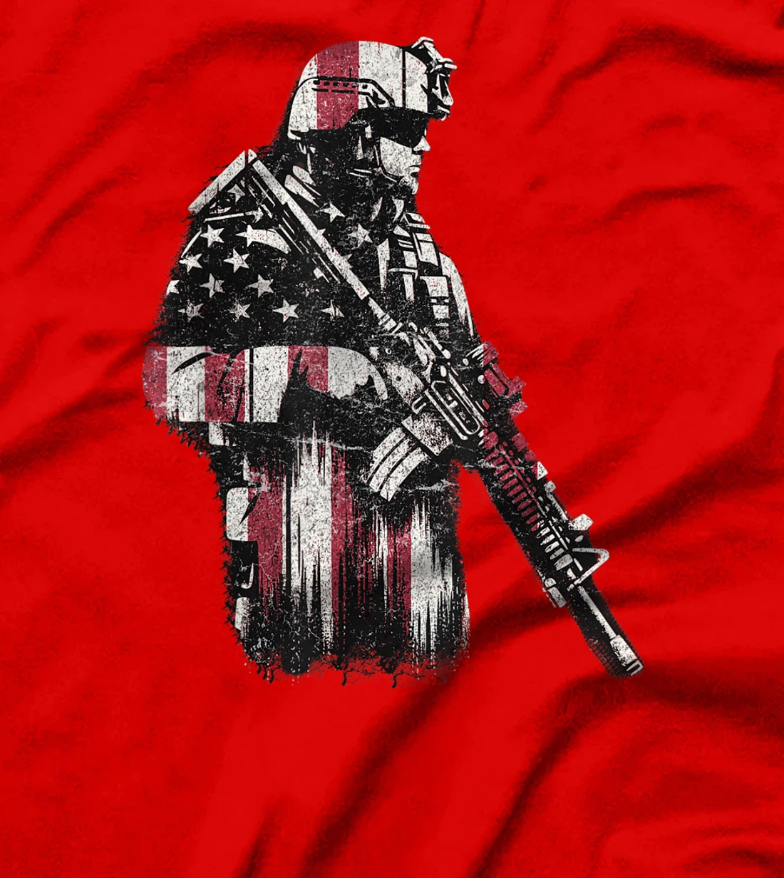 Thank You Patriotic Veteran Memorial Day 4th Of July US Flag T-Shirt