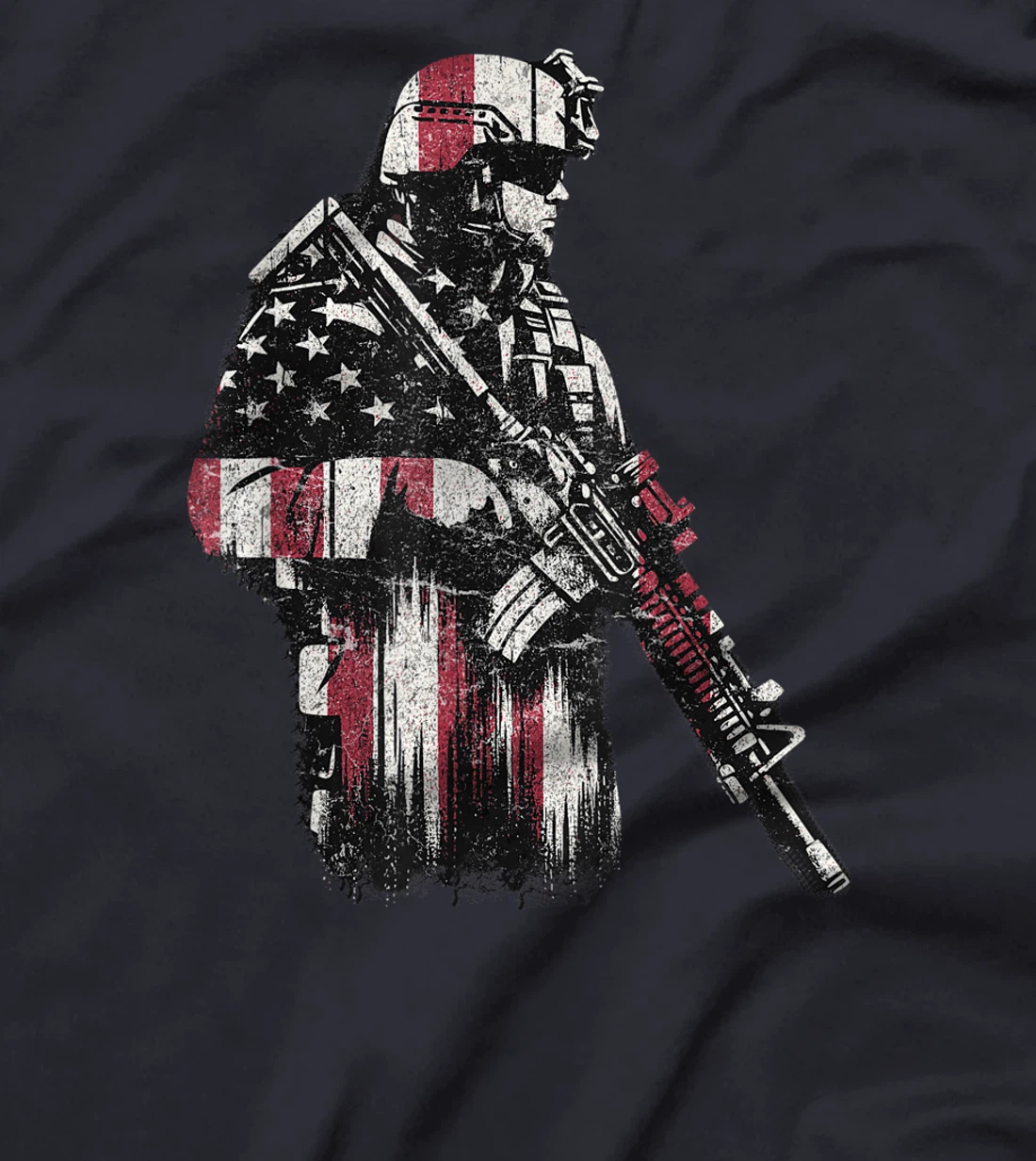 Thank You Patriotic Veteran Memorial Day 4th Of July US Flag T-Shirt