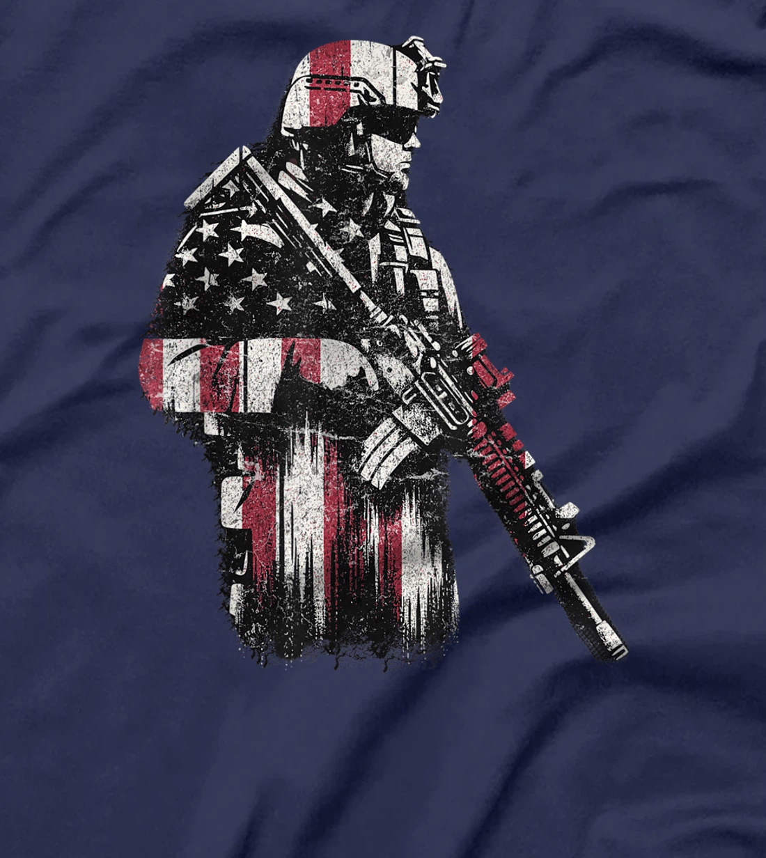 Thank You Patriotic Veteran Memorial Day 4th Of July US Flag T-Shirt