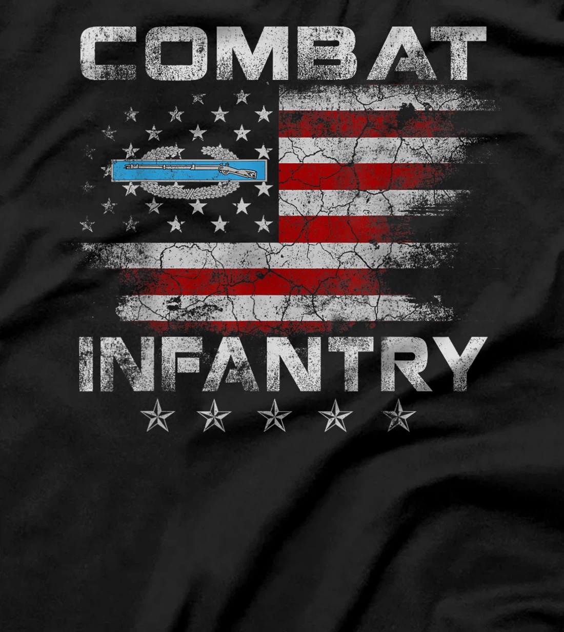 US Army CIB - Combat Infantryman Badge 11 Bravo Veterans Day T-Shirt