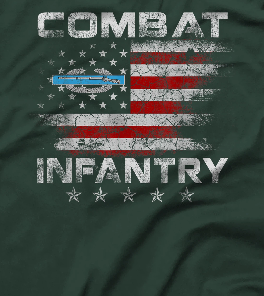 US Army CIB - Combat Infantryman Badge 11 Bravo Veterans Day T-Shirt