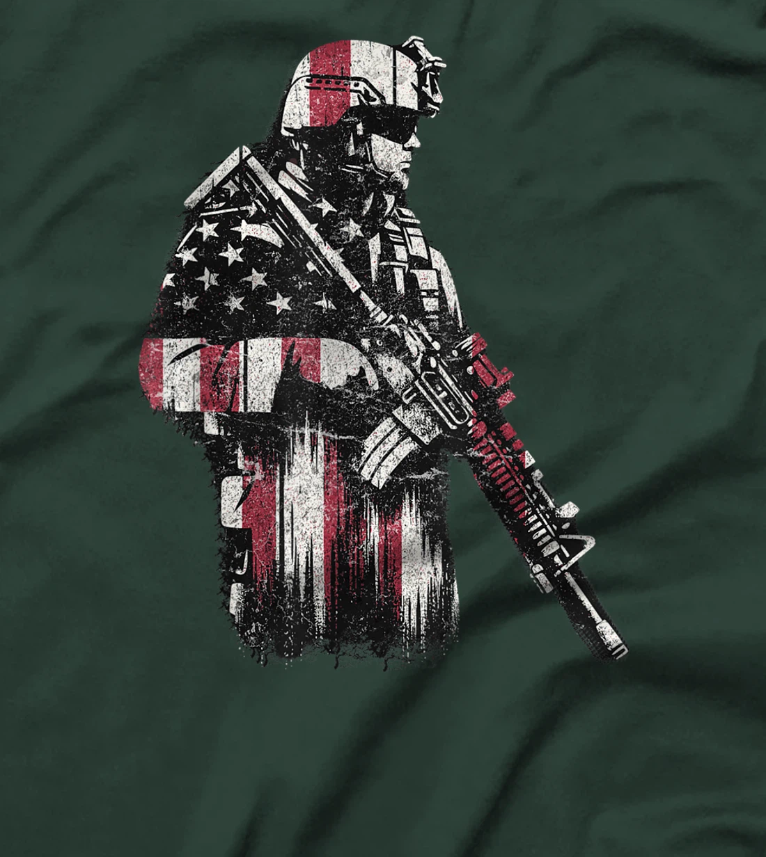 Thank You Patriotic Veteran Memorial Day 4th Of July US Flag T-Shirt