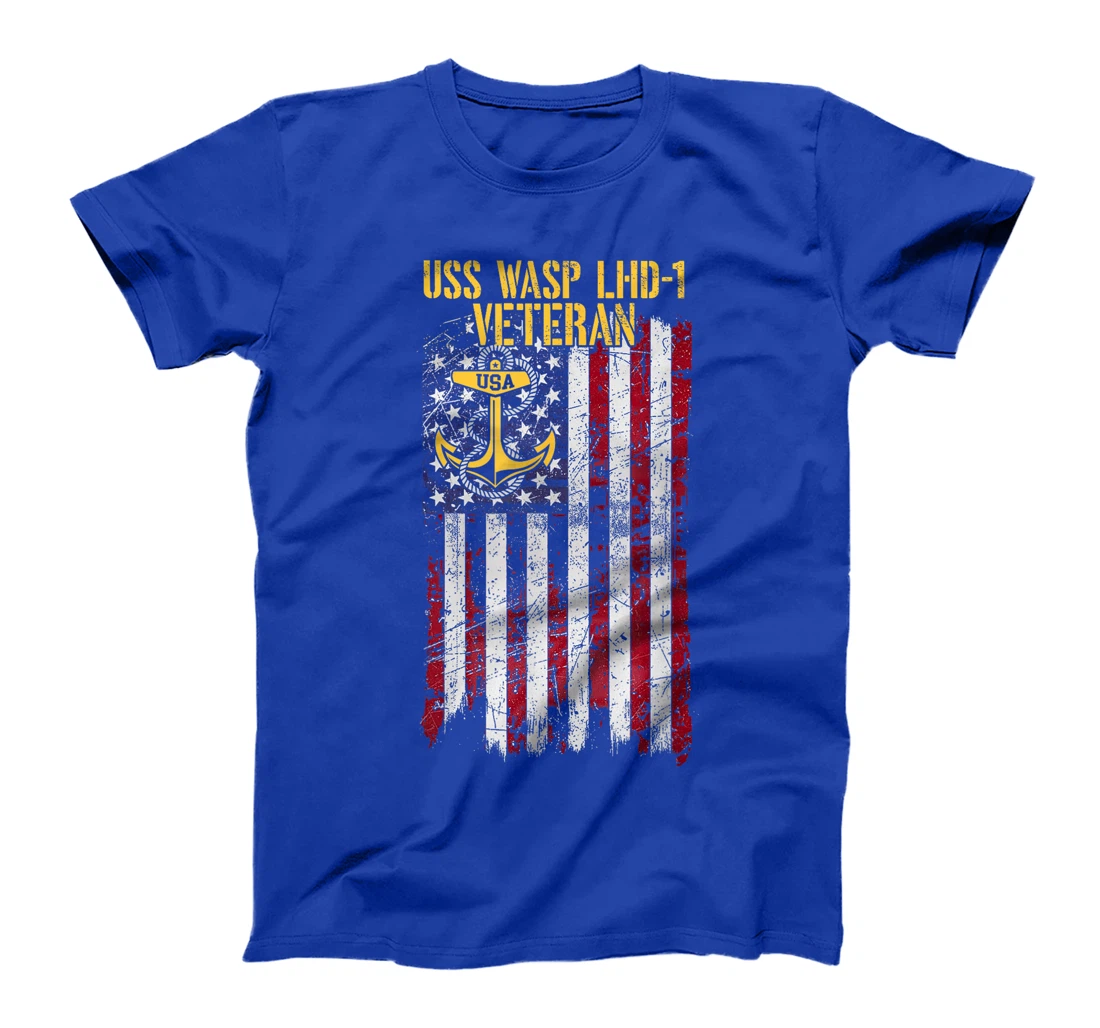USS Wasp LHD-1 Amphibious Assault Ship Veteran T-Shirt
