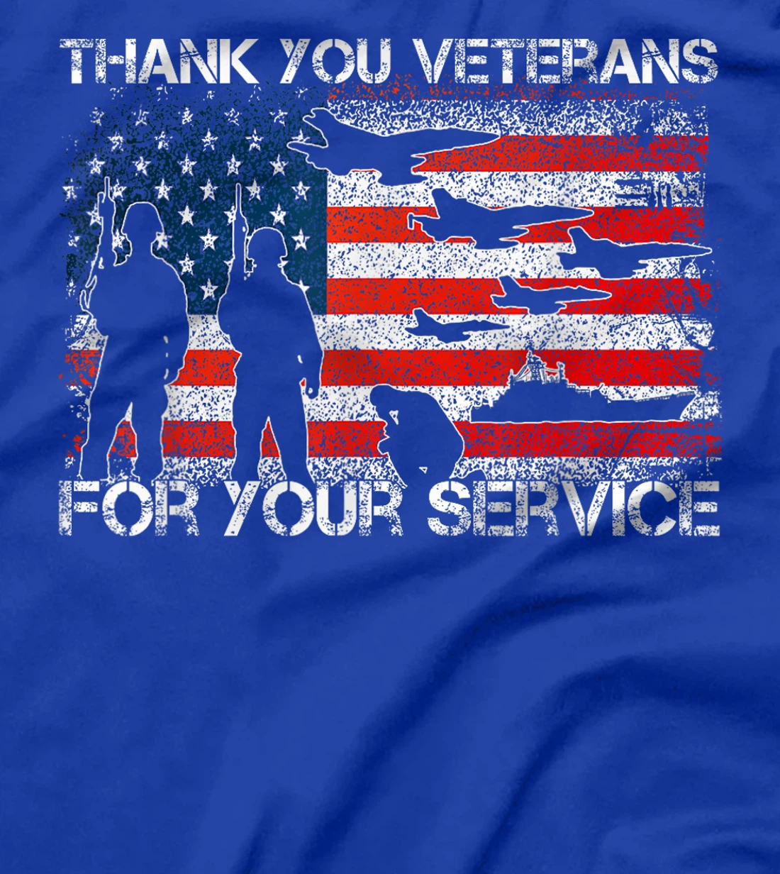 Womens Thank You For Your Service Patriotic Thank You Veterans Day T-Shirt