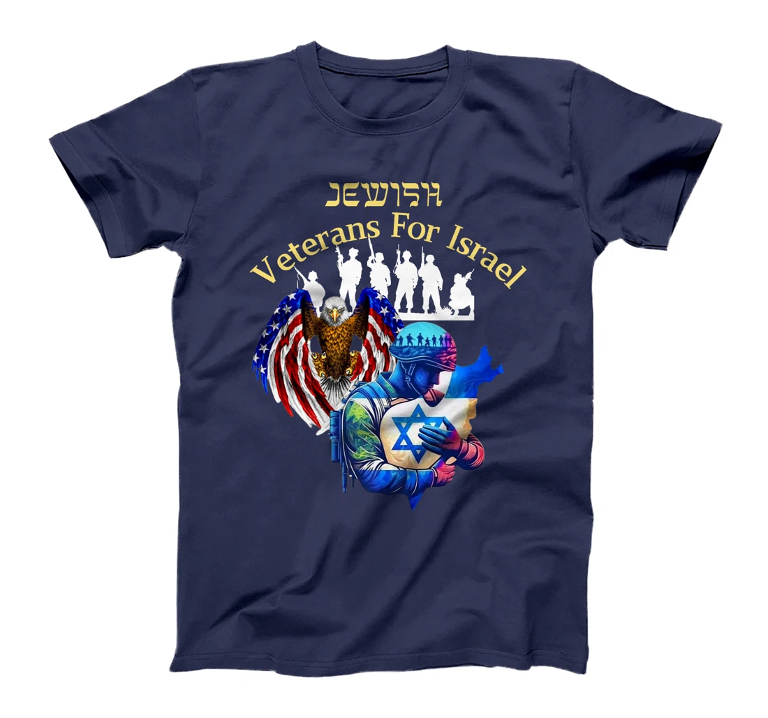 Israel Jewish Veteran's Pride And American Support of Israel Premium T-Shirt