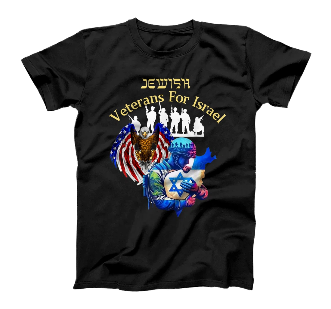 Israel Jewish Veteran's Pride And American Support of Israel T-Shirt