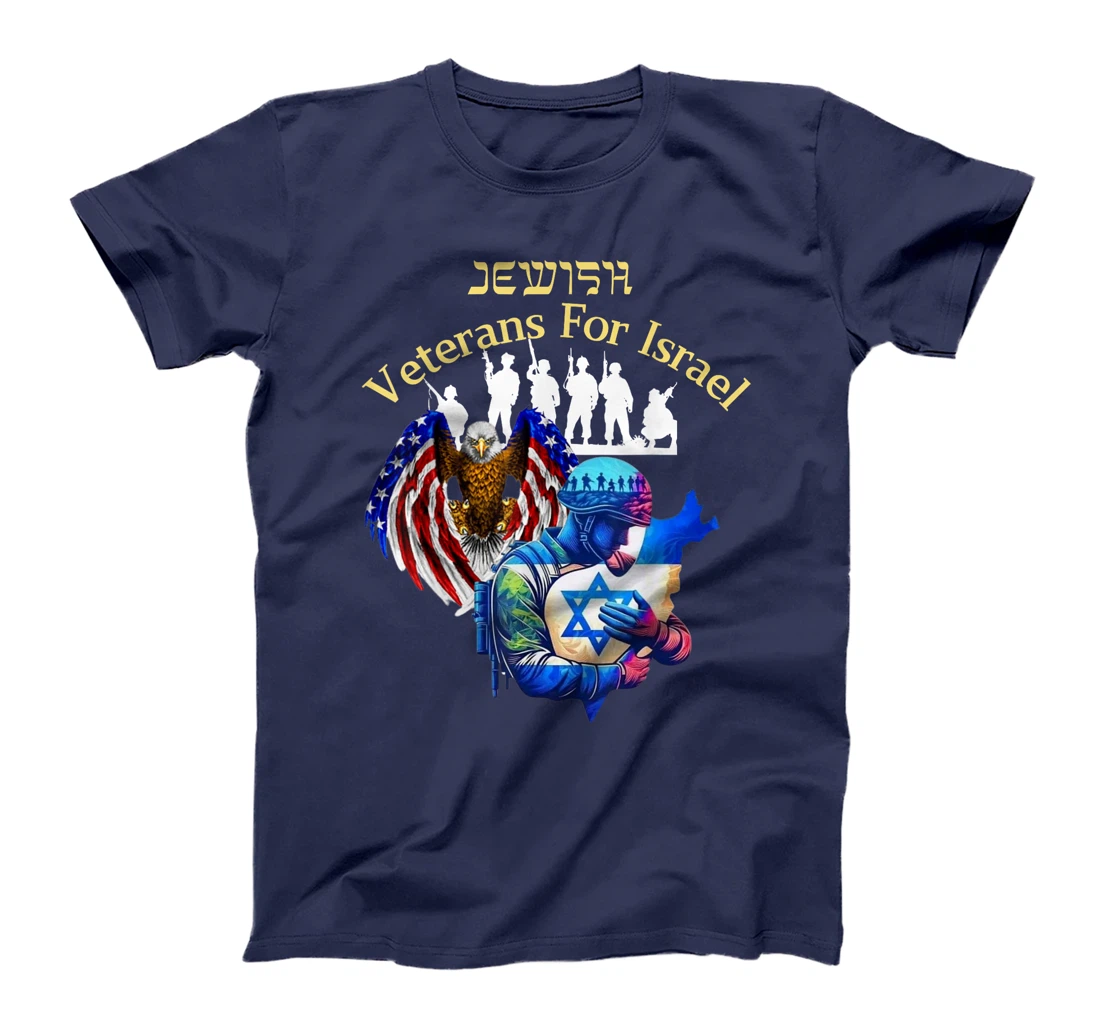 Israel Jewish Veteran's Pride And American Support of Israel T-Shirt