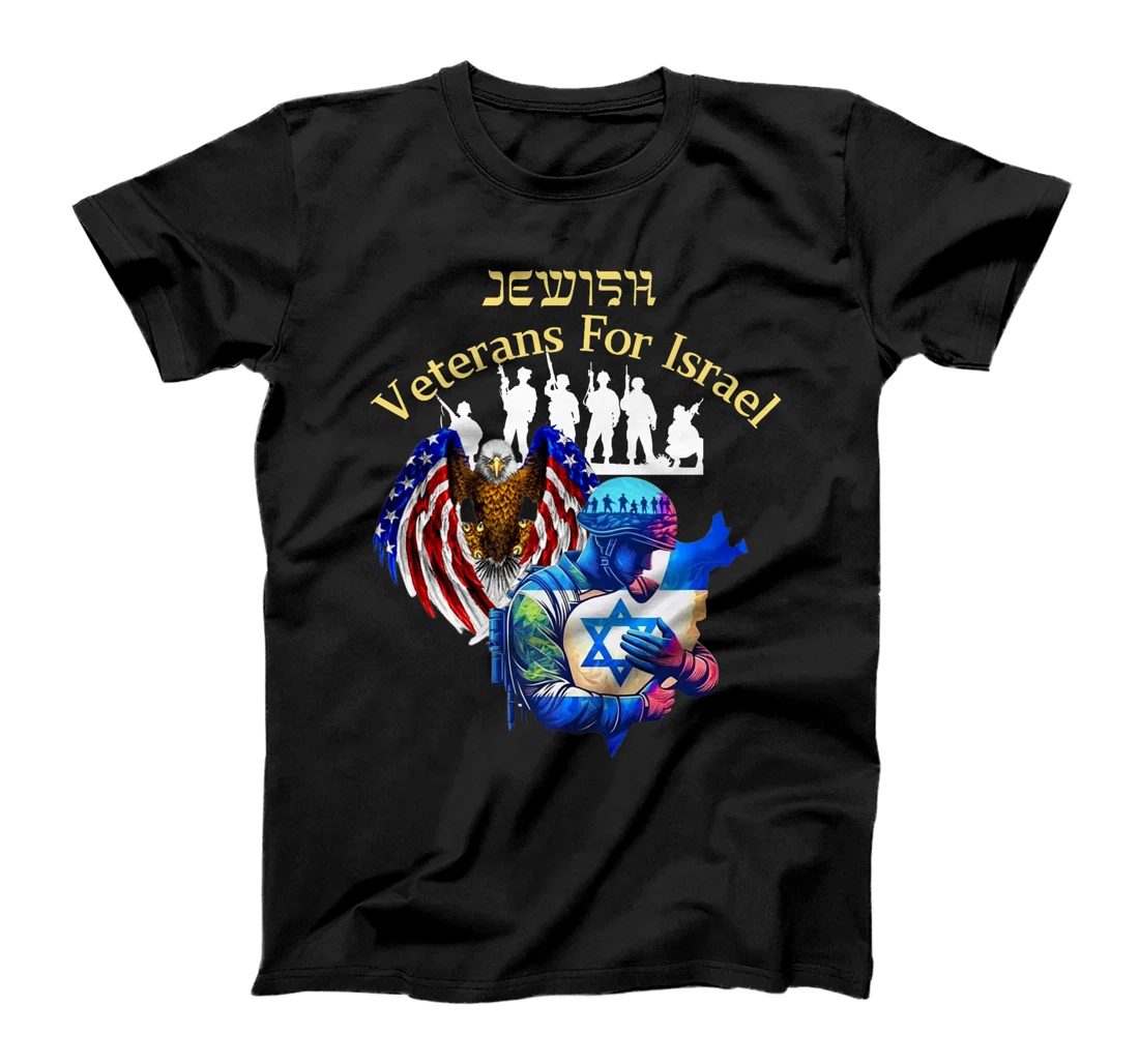Israel Jewish Veteran's Pride And American Support of Israel Premium T-Shirt