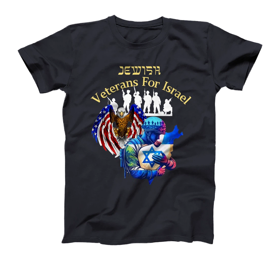 Israel Jewish Veteran's Pride And American Support of Israel Premium T-Shirt