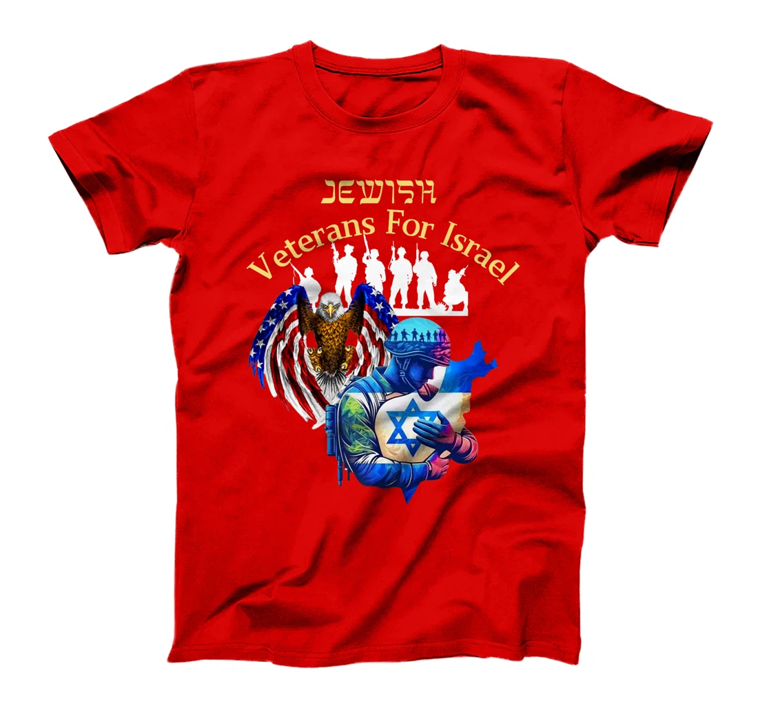 Israel Jewish Veteran's Pride And American Support of Israel Premium T-Shirt
