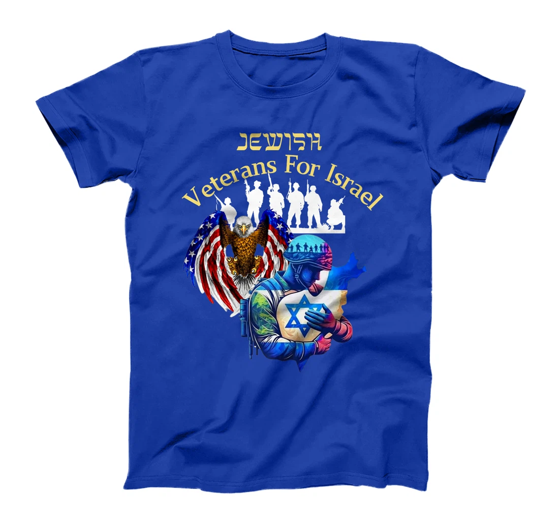 Israel Jewish Veteran's Pride And American Support of Israel Premium T-Shirt